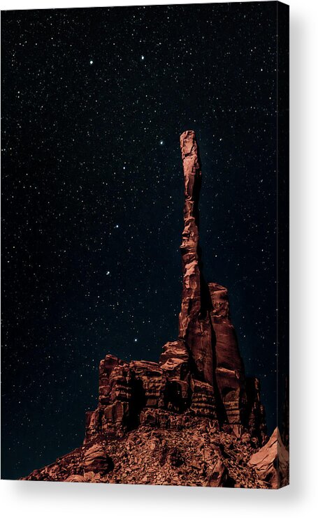 The Big Dipper Acrylic Print featuring the photograph When the Earth Meets the Sky #2 by William Christiansen