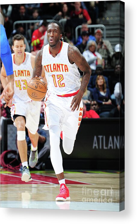 Atlanta Acrylic Print featuring the photograph Detroit Pistons V Atlanta Hawks by Scott Cunningham