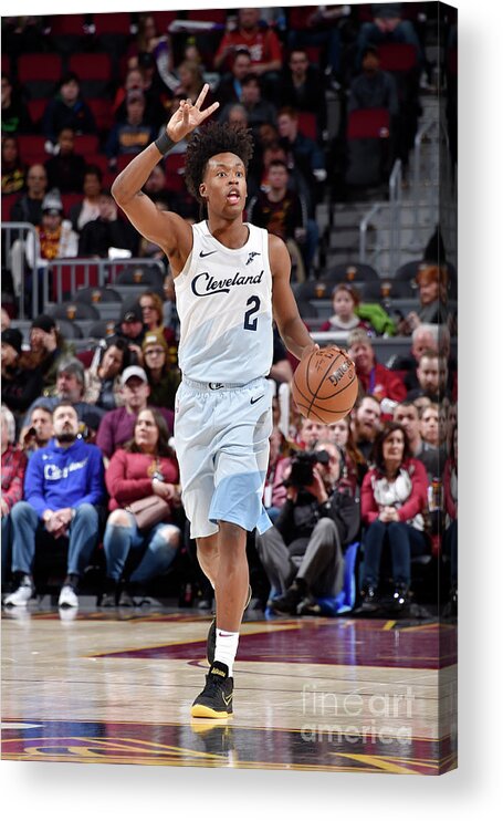 Nba Pro Basketball Acrylic Print featuring the photograph Washington Wizards V Cleveland Cavaliers by David Liam Kyle