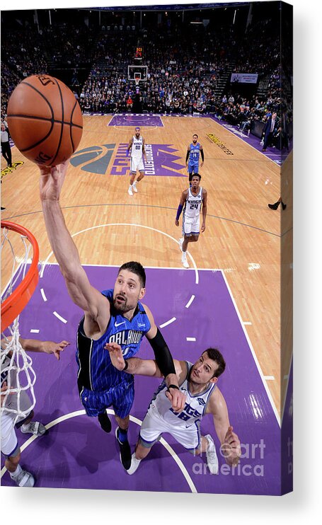 Nba Pro Basketball Acrylic Print featuring the photograph Orlando Magic V Sacramento Kings by Rocky Widner