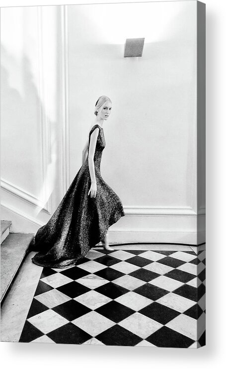 Fashion Model Acrylic Print featuring the photograph Alternative View - Haute Couture Paris #15 by Gareth Cattermole