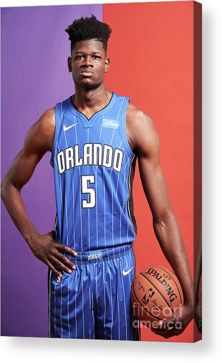 Nba Pro Basketball Acrylic Print featuring the photograph 2018 Nba Rookie Photo Shoot by Jennifer Pottheiser