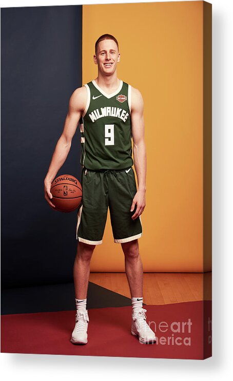 Donte Divencenzo Acrylic Print featuring the photograph 2018 Nba Rookie Photo Shoot by Jennifer Pottheiser