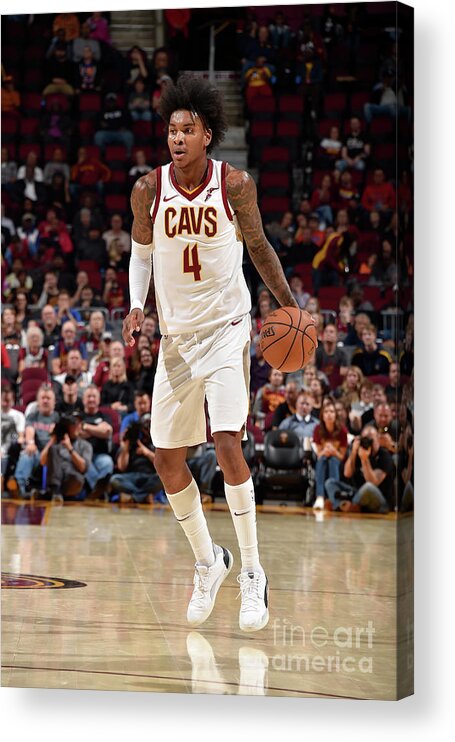 Nba Pro Basketball Acrylic Print featuring the photograph Chicago Bulls V Cleveland Cavaliers by David Liam Kyle