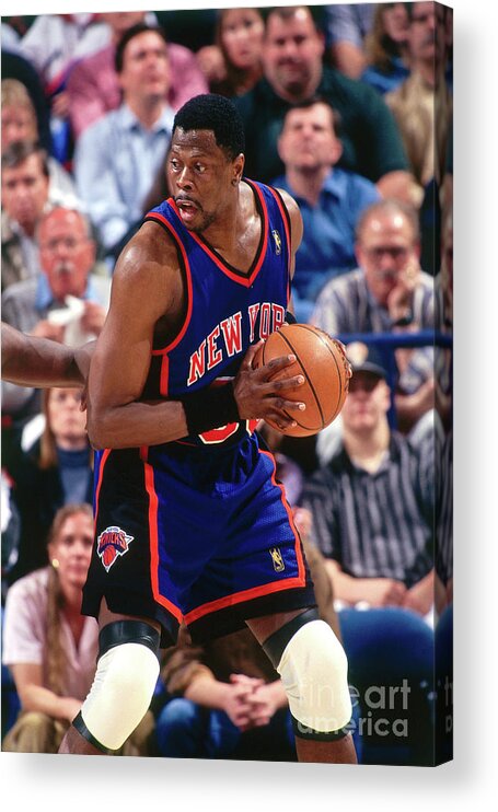 Nba Pro Basketball Acrylic Print featuring the photograph New York Knicks V Sacramento Kings #17 by Rocky Widner
