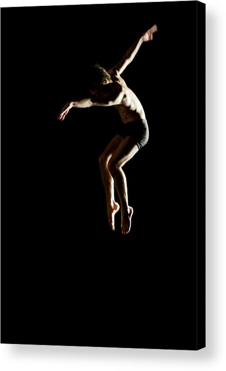 Ballet Dancer Acrylic Print featuring the photograph Ballet And Contemporary Dancers #2 by John Rensten