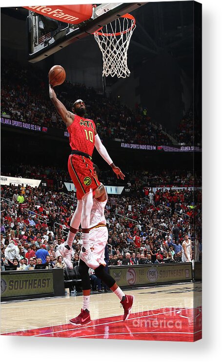 Atlanta Acrylic Print featuring the photograph Cleveland Cavaliers V Atlanta Hawks by Kevin Liles