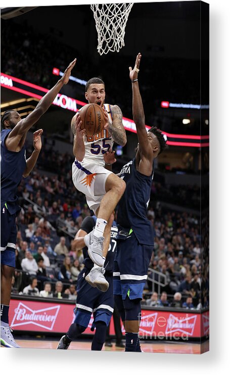 Mike James Acrylic Print featuring the photograph Phoenix Suns V Minnesota Timberwolves #2 by Jordan Johnson
