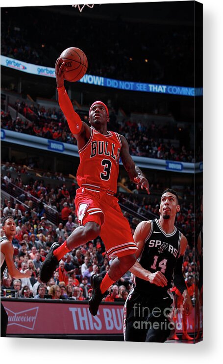 Kay Felder Acrylic Print featuring the photograph San Antonio Spurs V Chicago Bulls #2 by Jeff Haynes