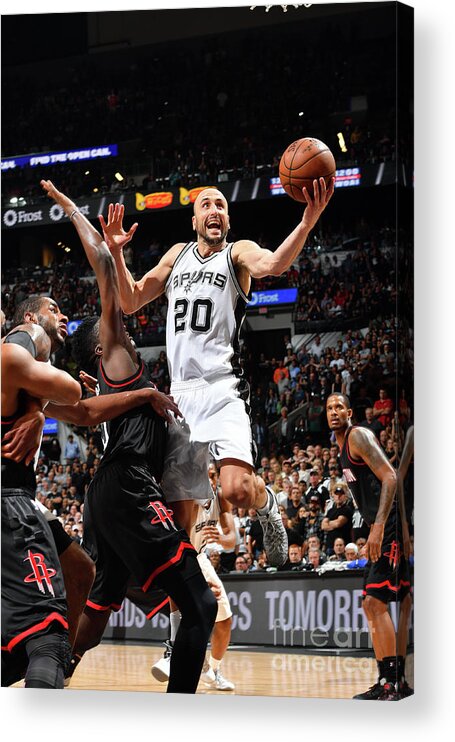 Playoffs Acrylic Print featuring the photograph Houston Rockets V San Antonio Spurs - by Jesse D. Garrabrant