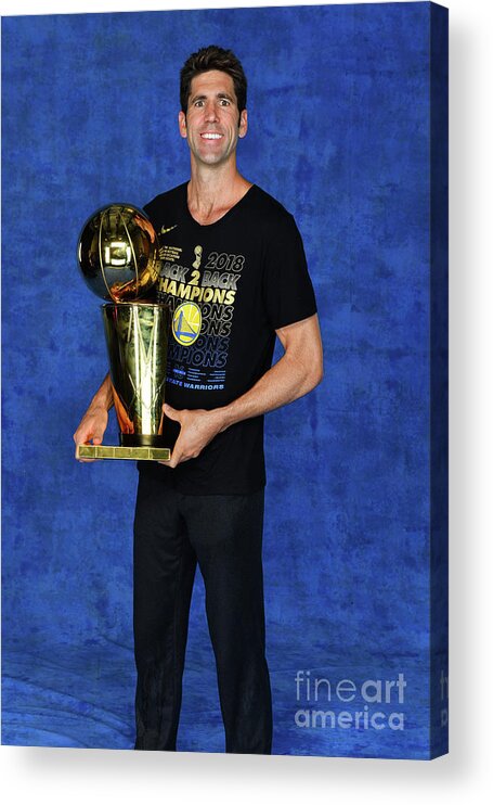 Bob Myers Acrylic Print featuring the photograph 2018 Nba Finals - Game Four by Jesse D. Garrabrant