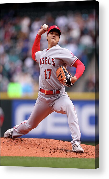 Los Angeles Angels Of Anaheim Acrylic Print featuring the photograph Shohei Ohtani #23 by Steph Chambers