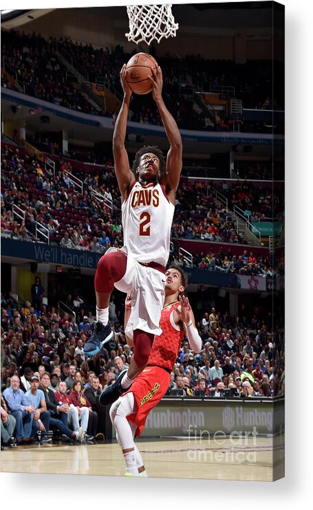 Nba Pro Basketball Acrylic Print featuring the photograph Atlanta Hawks V Cleveland Cavaliers by David Liam Kyle