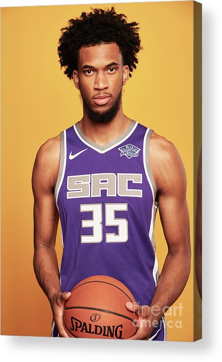 Marvin Bagley Iii Acrylic Print featuring the photograph 2018 Nba Rookie Photo Shoot by Jennifer Pottheiser