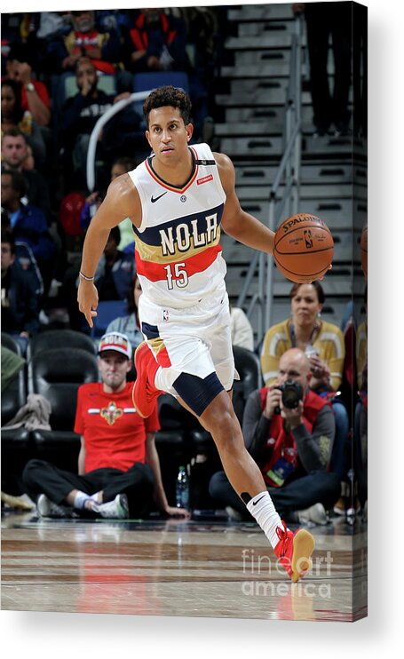 Frank Jackson Acrylic Print featuring the photograph Cleveland Cavaliers V New Orleans by Layne Murdoch Jr.