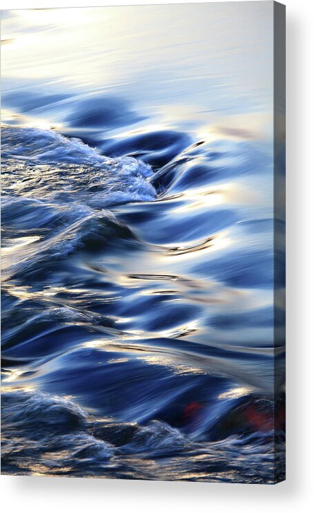 Scenics Acrylic Print featuring the photograph Colorful Flowing Water #3 by Bihaibo