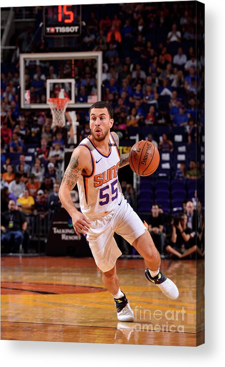 Mike James Acrylic Print featuring the photograph Sacramento Kings V Phoenix Suns #3 by Barry Gossage