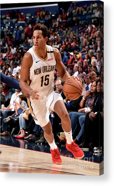 Smoothie King Center Acrylic Print featuring the photograph Utah Jazz V New Orleans Pelicans by Bill Baptist