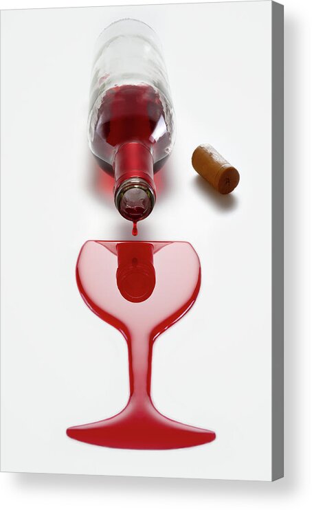 Spray Acrylic Print featuring the photograph Wine #3 by Syldavia