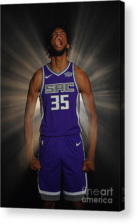 Marvin Bagley Iii Acrylic Print featuring the photograph 2018 Nba Rookie Photo Shoot by Jesse D. Garrabrant