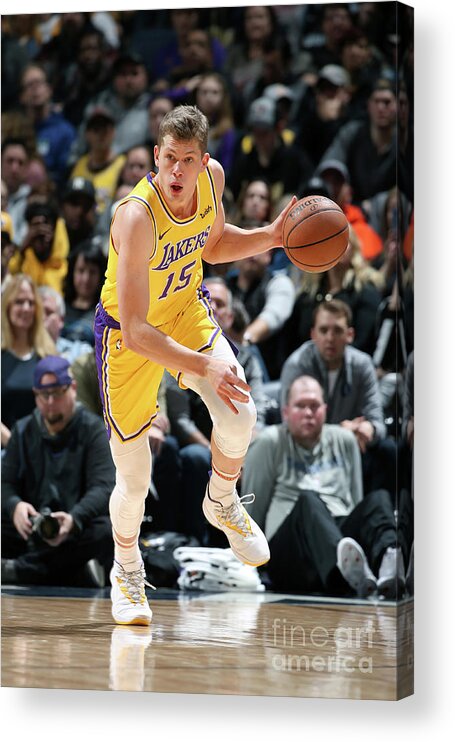 Moritz Wagner Acrylic Print featuring the photograph Los Angeles Lakers V Minnesota by David Sherman