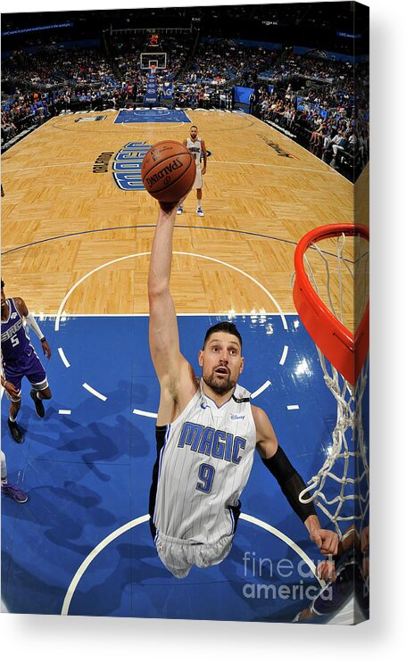 Nba Pro Basketball Acrylic Print featuring the photograph Sacramento Kings V Orlando Magic by Fernando Medina