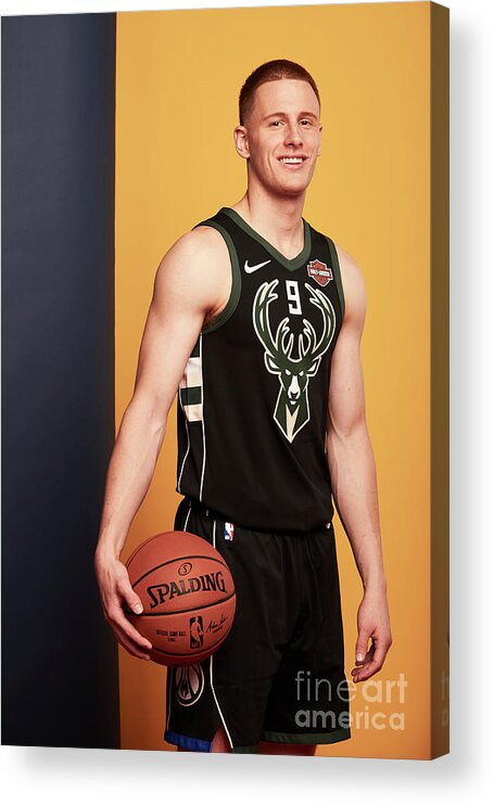 Donte Divencenzo Acrylic Print featuring the photograph 2018 Nba Rookie Photo Shoot #43 by Jennifer Pottheiser