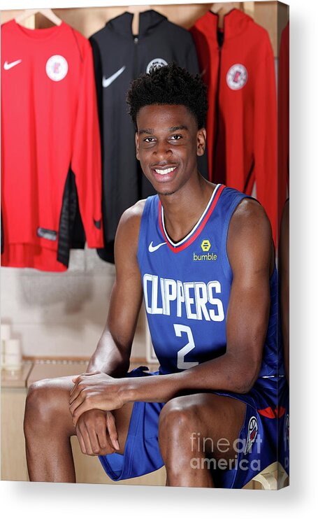 Nba Pro Basketball Acrylic Print featuring the photograph 2018 Nba Rookie Photo Shoot by Nathaniel S. Butler