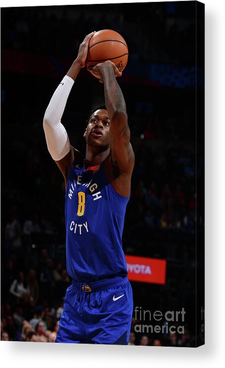 Jarred Vanderbilt Acrylic Print featuring the photograph Phoenix Suns V Denver Nuggets #5 by Bart Young