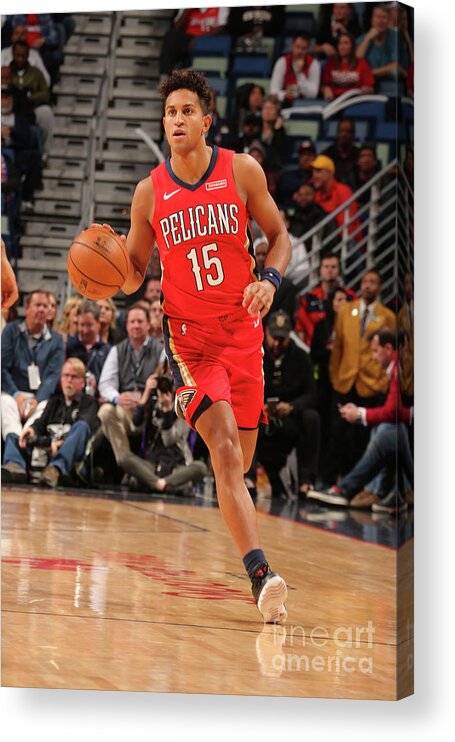 Frank Jackson Acrylic Print featuring the photograph La Clippers V New Orleans Pelicans by Layne Murdoch Jr.