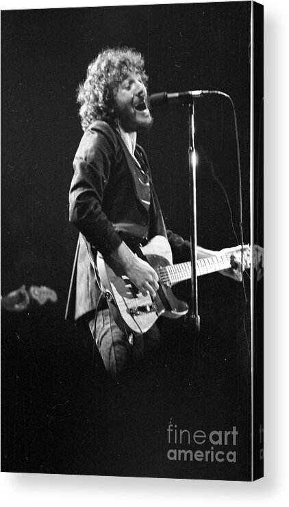 Bruce Springsteen Acrylic Print featuring the photograph Bruce Springsteen #7 by Marc Bittan