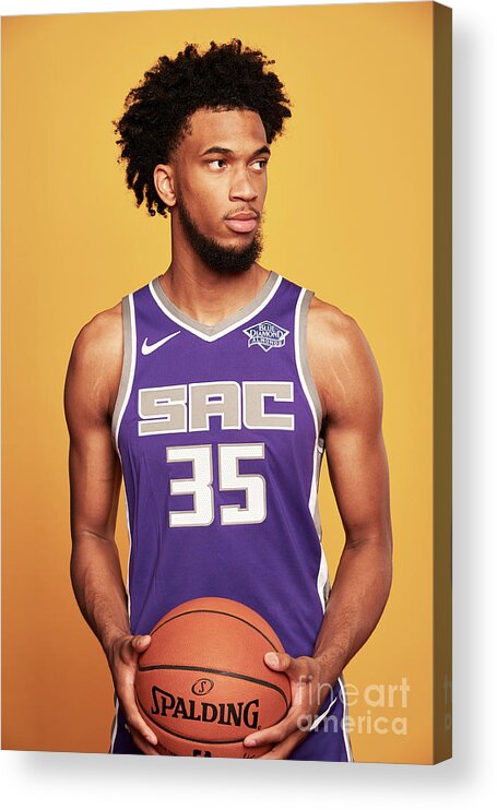 Marvin Bagley Iii Acrylic Print featuring the photograph 2018 Nba Rookie Photo Shoot #9 by Jennifer Pottheiser