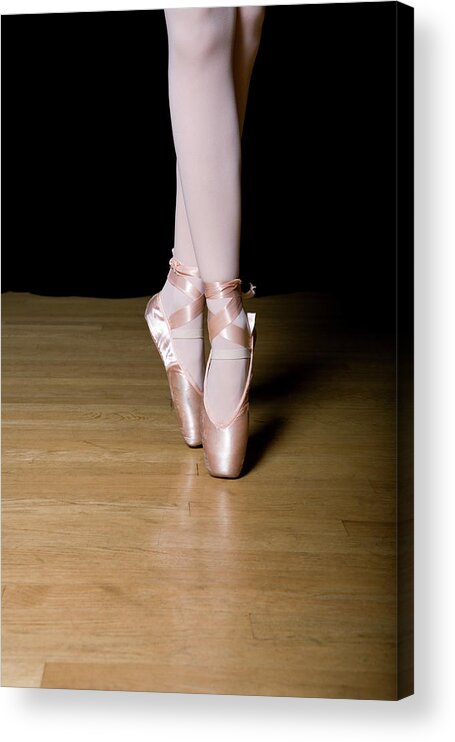 Ballet Dancer Acrylic Print featuring the photograph A Ballerinas Feet by Stella