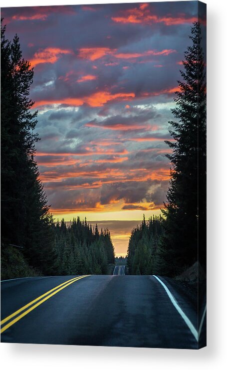 Highway Acrylic Print featuring the photograph A Better Place by Brad Stinson