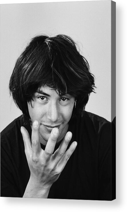 Event Acrylic Print featuring the photograph Actor Keanu Reeves Portrait Session by George Rose