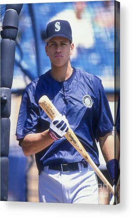 People Acrylic Print featuring the photograph Alex Rodriguez 3 by Jonathan Daniel