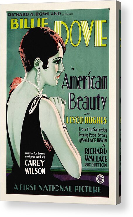 American Beauty Acrylic Print featuring the photograph American Beauty by First National Pictures