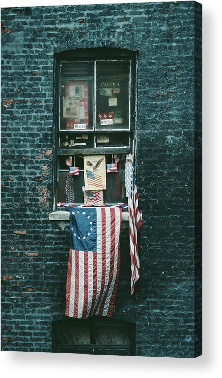 1988 Acrylic Print featuring the photograph American Patriot by Alfred Gescheidt