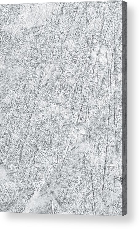 Empty Acrylic Print featuring the photograph An Ice Skating Surface With Multiple by Kjschraa
