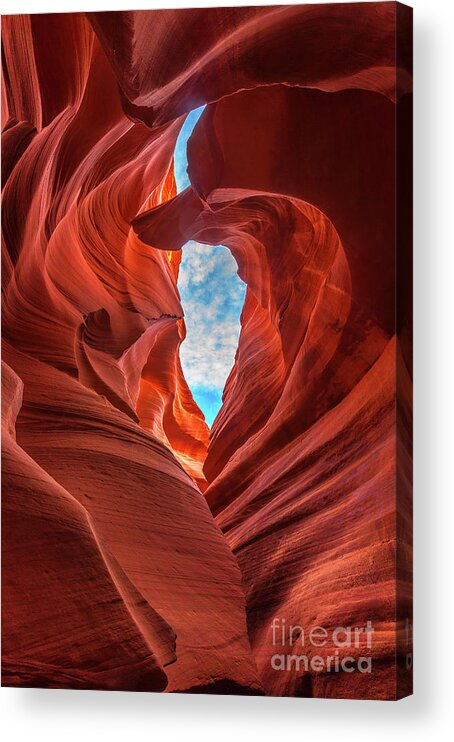 Scenics Acrylic Print featuring the photograph Antelope Canyon, Arizona, Usa by Spondylolithesis
