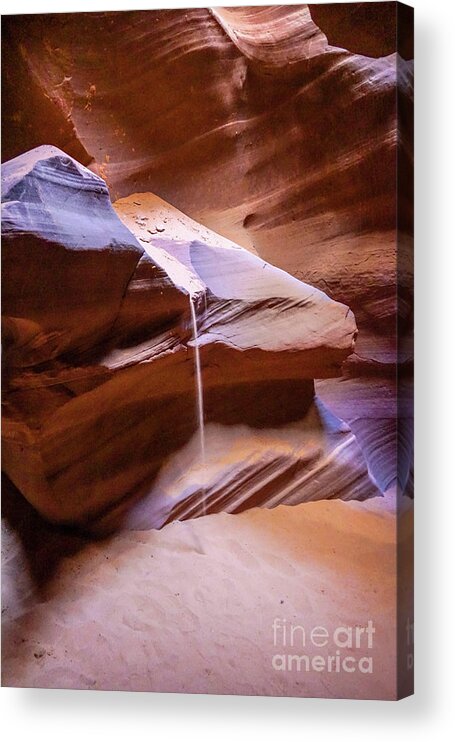 Antelope Canyon Acrylic Print featuring the photograph Antelope Canyon by Cathy Donohoue