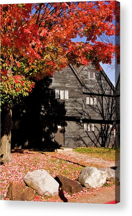 Salem Acrylic Print featuring the photograph Autumn in Salem by Jeff Folger