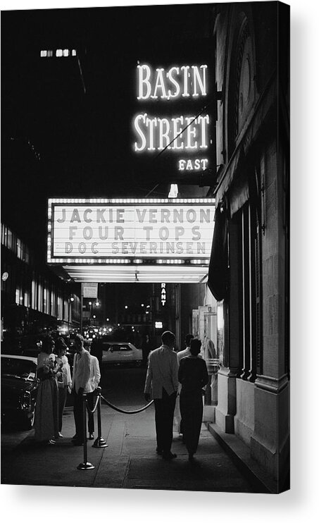 Nightclub Acrylic Print featuring the photograph Basin Street East by Michael Ochs Archives