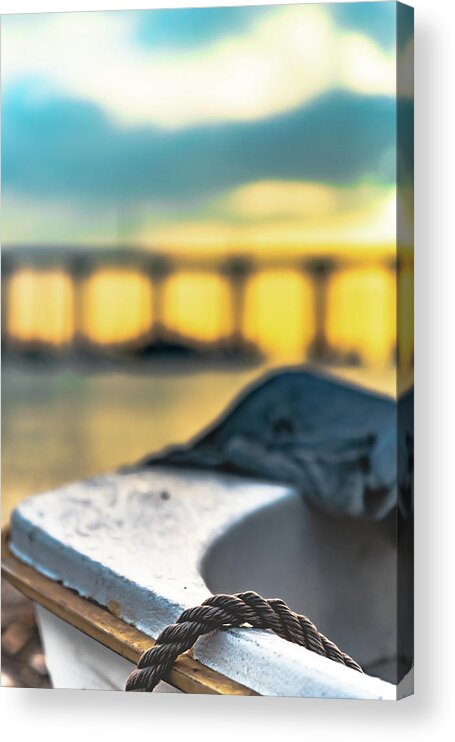 Boat Acrylic Print featuring the photograph Beach Parking by Local Snaps Photography