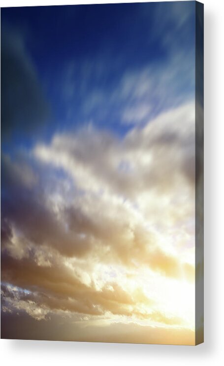 Scenics Acrylic Print featuring the photograph Beautiful Evening Sky by Sankai