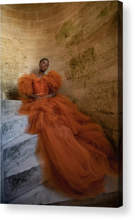 Mansion Acrylic Print featuring the photograph Beauty In Orange 1 by Colin Dixon