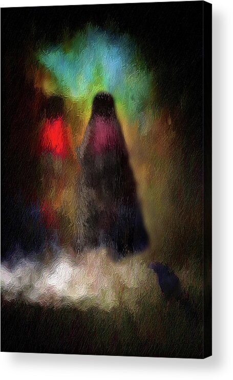  Acrylic Print featuring the digital art Befriending The Witch by Melissa D Johnston