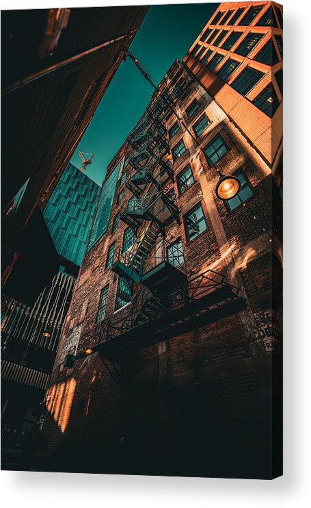 Detroit Acrylic Print featuring the photograph Belt Alley by Peter Hydorn