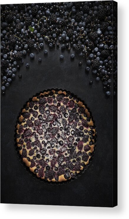 Blueberry Acrylic Print featuring the photograph Berries by Diana Popescu