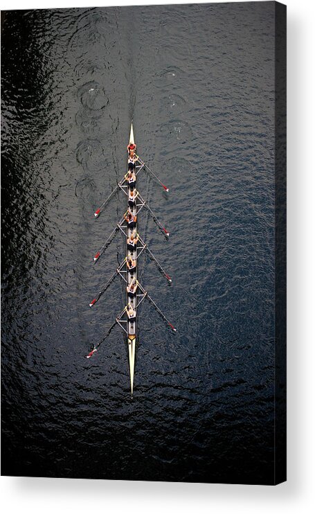 Viewpoint Acrylic Print featuring the photograph Boat Race by Fuse
